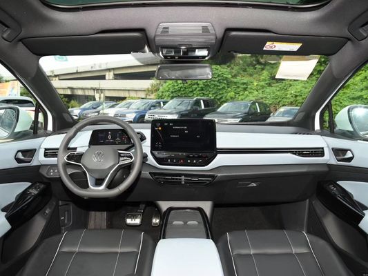 Volkswagen ID4X Long Endurance Левостороннее управление Электромобиль с кристально белым экстерьером